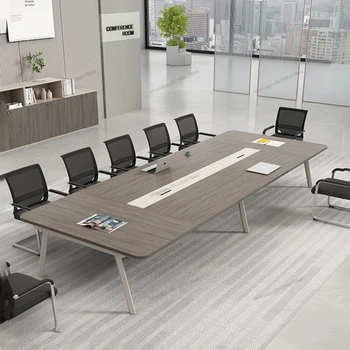 Malý konferenčný stolík, dlhý stôl, zakrivené a minimalistický moderný kancelársky nábytok, recepcie miestnosť, rokovania a školenia