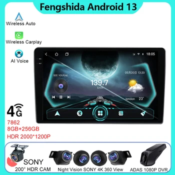 5G WIFI Na Hyundai H1 II 2 CK 2007 - 2015 QLED Auto Multimediálne Video Prehrávač, Navigácia 4G Android IPS Carplay Č 2Din 2 Din DVD