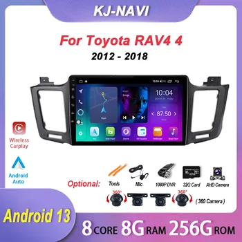 Android 13 2K Pre Toyota RAV4 4 XA40 5 XA50 2012 - 2018 Auto Rádio Multimediálny Prehrávač Videa Navigáciu Č 2din 2 din