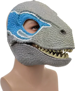3D Dinosaura Maska Realisticky Vták Koristi Dinosaura Pohyblivých Čeľustí Dinosaura Maska Vysoko Kvalitného PVC, Pokrývky hlavy Halloween Deti Darček