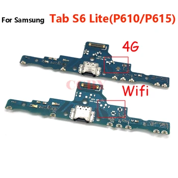 Pre Samsung Galaxy Tab S6 Lite P610 P615 USB Nabíjanie Rada Dock Port Konektor Flex Kábel