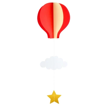 Papierový Balón +Cloud +Star Prívesok na Narodeniny a Absolvovaní Strany Detská Izba prijímacej Miestnosti Home Office Dekor