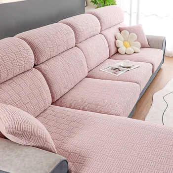 Pletené elastické všetci-okolo gauč pokryť celoročné em9 univerzálny vankúš operadla kryt sofa_AN2142