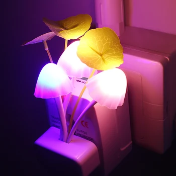 20V 3 LED Nástenné svietidlo-control Senzor Nočné Svetlo Indukčné Sen Fung Húb Lampa Domov Spálne Dekorácie EÚ a USA Plug