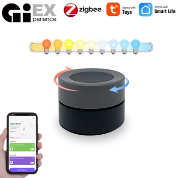 Tuya ZigBee Smart Gombík Prepínač Bezdrôtovej Scény Prepínač Tlačidlo Radič Batérie Powered Automatizácie Scenár Smart App Život