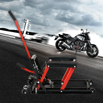 Motocykel Hydraulické Nožnicový Mini (Čierna a Červená)