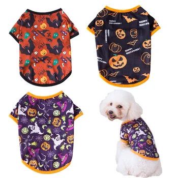 nové Halloween Psie Oblečenie, Oblečenie pre psy pre Veľké Psy Vianočné Tlač Mikina Jar, Jeseň, Zima Pet Sveter Pet Produktov