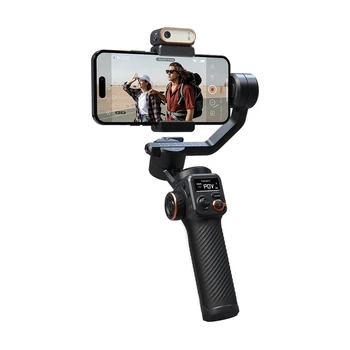 Hohem iSteady M6 Ručné Gimbal Stabilizátor Selfie Statív pre Smartphone s AI Magnetické Vyplniť Ľahký Farebný Video Osvetlenie