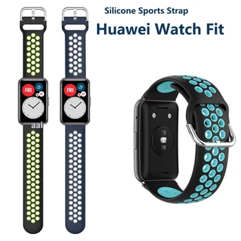 Pre Huawei sledovať FIT Silikónové Popruh Športové Mäkké Pásmo pre huawei fit watchband Nahradenie náramok S Nástrojom