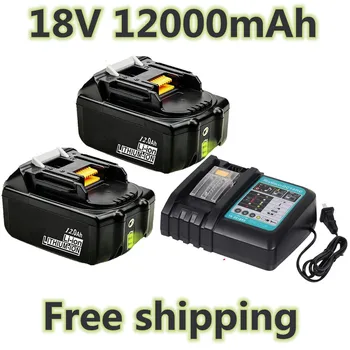 Pre Makita 18V Batéria 6000mAh Nabíjateľná Náradie Batérie 18V makita s LED Li-ion Výmena LXT BL1860B BL1860 BL1850
