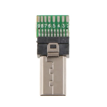 15 Pin Mini USB Konektor Zapojte Dátový USB Male Jack pre NEX-3N, LOGOPÉD,-A58 Digitálny Fotoaparát Uzávierky Vydania kábel Kábel Adaptéra