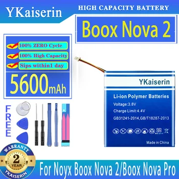 YKaiserin Batérie 5600mAh Pre Noyx Boox Nova 1/2/Pro Nova2 Nova1 NovaPro Digitálne Batérie