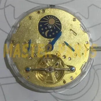 Čína Vyrobené Multifunkčné Zlaté Fázy Mesiaca@12 Automatický Mechanický Pohyb