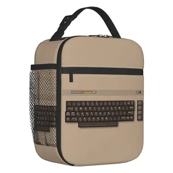 Commodore 64 Tepelne Izolované Obed Taška Ženy C64 Amiga Počítač Prenosný Obed Tote pre Outdoor Camping Multifunkčné Potravín Box