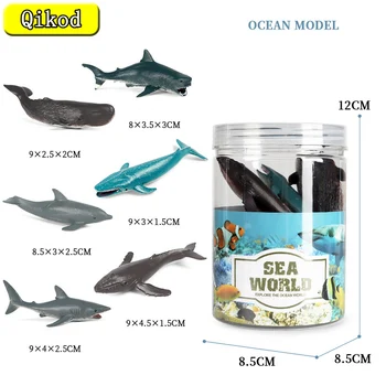 Simulované Morské Živočíchy Shark Krab Veľryba Korytnačka Model Akčné Figúrky PVC Figúrky Podmorský Svet, Simulácie, Modely, Hračky