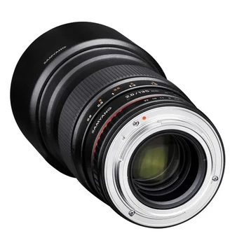 Samyang F2.0 135 mm ED full frame Objektív Aspherical Teleobjektív pre Sony E Canon EF Nikon F Mount Objektívy fotoaparátov Ako 5D 600D d6500