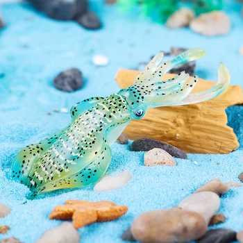 Simulované Pevné Squid Údaje Zber Modelu Sea Life Hračka Pre Deti Simulácia Vedy Tichom Miniatúrne Deti Darček K Narodeninám