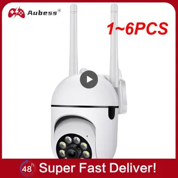 1~6PCS Bezpečnostné Kamery 2.4 G WIFI Kamery Vonkajšie PTZ Speed, Bezdrôtová IP Kamera CCTV 4X Digitálny Zoom, Audio Siete Dohľadu CAM